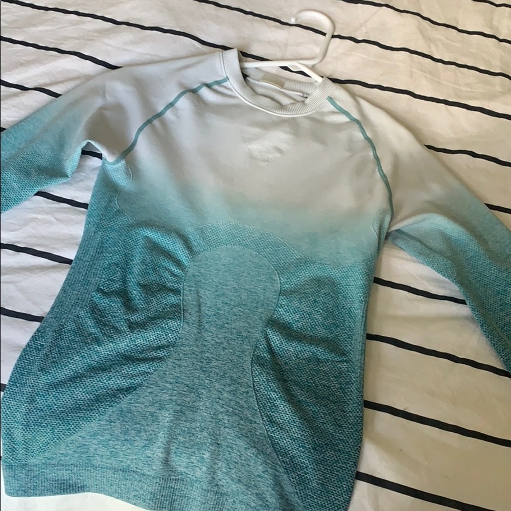 Gymshark blue ombré long sleeve